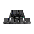 Lenkeng 70M 4K Hdmi Hdr 1X8 Splitter Extender Over Cat6 Cable With Edid And Ipcolor