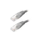 NetiX UTP CAT5E Copper Clad Aluminium Ethernet Patch Cable 40 Metre Cable Length Light Grey-Ready To Use Moulded RJ45 Connectors