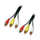 Lindy 3X Phono Male To 3X Phone Male Cable - 20M