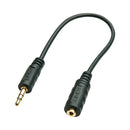 Lindy 20Cm 3.5Mm Male To 2.5Mm Female Audio Adapter Cable (35699)