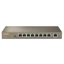 Tenda 9-Port Fast Ethernet Switch With 8-Port Poe Tef1109P-8-63W