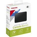 Toshiba 4Tb Canvio Basics Usb 3.0 Portable Hard Drive, Retail Box, Limited 2 Year Warranty