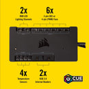 Corsair Commander Pro - iCUE RGB and Fan Controller - Control up to 6 PWM Fans & 2 RGB Channels, 4 x Temp Sensors