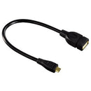 Hama Usb 2.0 Otg Adapter Micro Plug To A Socket Black 15cm