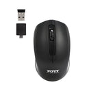 Port Connect Wireless Mouse 1000Dpi - Black
