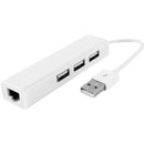 Netix Usb To Rj45 Ethernet Lan Network Adapter With 3 Port Usb Hub- Rj45 Female Ethernet 10/100 Mbps High Speed Transmission To Usb 2.0 Male 480 Mbps Transmission 3 Port Usb 2.0 Hub, No External Power Adapter Required, Compatible With Usb 2.0 And Usb 1.1