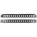 Netix 16 Port Blank Patch Panel-CAT5E 2 year Limited Warranty