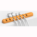 Orico 7 Slot Desktop Cable Clip - Orange