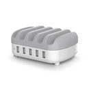 Orico 5 Port Tablet Smartphone Usb Charging Station - White