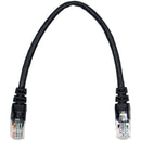 Linkbasic 22Cm Utp Cat5E Flylead Black