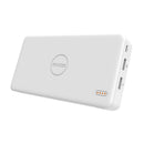 Romoss Pulse 20 20000Mah Input: Micro Usb 5V 2.1A Output: 1 X Usb 5V 2.1A 1 X Usb 5V 1A Power Bank - White