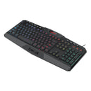Redragon Harpe Membrane Rgb Backlit 12 Multimedia Keys 19 Non-Conflict Gang Keyboard - Black