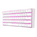 Redragon Dragonborn Wired Mechanical Keyboard Red Led
 67Key Design - White