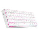 Redragon Dragonborn Wired Mechanical Keyboard Red Led
 67Key Design - White