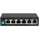 Scoop 6 Port Gigabit Ethernet Switch With 4 Ai Poe And 2 Uplink Ports