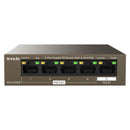 Tenda 5 Port Gigabit With 4 Poe And 1 Poe Input Desktop Switch | Teg1105Pd