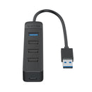 Orico Usb3.0 To 1X Usb 3.0, 3X Usb2.0 Bk
