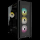 Corsair Icue 7000X Rgb Tempered Glass Full Tower Smart Case Black - Includes Fan And Rgb Controller Commander Core Xt + Light Loop Fans