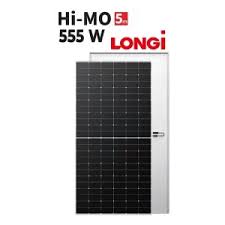 Solarix Longi Himo5M 555W Mono Crystalline Half Cell Solar Panel- Half-Cut Cell, Number Of Cells 144 (6×24), Single 3.2Mm Coated Tempered Glass, Maximum Rated Power(Pmax): 555W, Maximum Power Stc Voltage(Vmp): 42.10Vdc, Maximum Power Current(Imp): 13.1...
