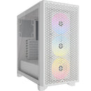 3000D RGB Tempered Glass Mid-Tower- White