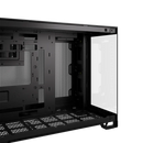 2500X Micro ATX Dual Chamber PC Case; Black.