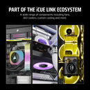 CORSAIR LX-R RGB Series; iCUE LINK LX140-R RGB; 140mm RGB Fan; Dual Fan Kit.