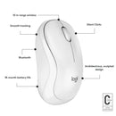 Logitech(R) M240 Silent Bluetooth Mouse - Off-White