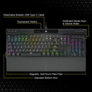 Corsair K70 Pro Rgb Optical-Mechanical Gaming Keyboard - Corsair Opx Switches - Black