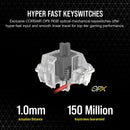 Corsair K70 Pro Rgb Optical-Mechanical Gaming Keyboard - Corsair Opx Switches - Black