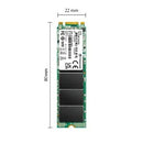 Transcend 2 Tb Mts825S M.2 Sata3 2280 Ssd - Cacheless Tlc