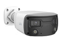 Unv - Ultra H.265 -P3- 4Mp Dual-Lens Colorhunter 160-Degree Wide Angle Fixed Bullet Camera