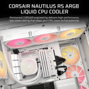 CORSAIR NAUTILUS 240 ARGB White; 240mm Radiator; Liquid CPU Cooler