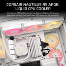 CORSAIR NAUTILUS 360 ARGB White; 360mm Radiator; Liquid CPU Cooler
