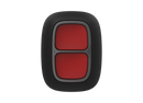 Ajax - Doublebutton Jeweller - Double Black Wireless Smart Button For Panic And Control Modes