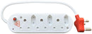 Acconet 6 Way Multiplug with 3x 16A SA and 3x 5A 2 Pin Sockets