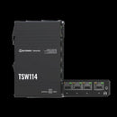 Teltonika Industrial 5 Port Gigabit Switch, Supports Auto Mdi Mdix Crossover - Unmanaged (10Gbps)