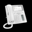 Snom D785 12-Line Desktop Sip Phone In White - No Psu Included - Hi-Res 4.3" Colour Display - Usb
