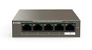 Tenda 5-Port Gigabit Desktop Switch 4-Port Poe Teg1105P-4-63W