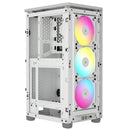 2000D Icue Airflow Tempered Glass Mid-Tower; White; Af Slim Fans Sf Psu Only
