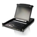 Aten 16-Port 19'' Vga Lcd Integrated Usb Ps2 Combo Kvm With An Extra Console Port And Usb Peripheral Support W (Uskb Spkb) W (Us