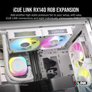 CORSAIR RX Series; iCUE LINK RX140; 140mm Fan; Single Pack - White.