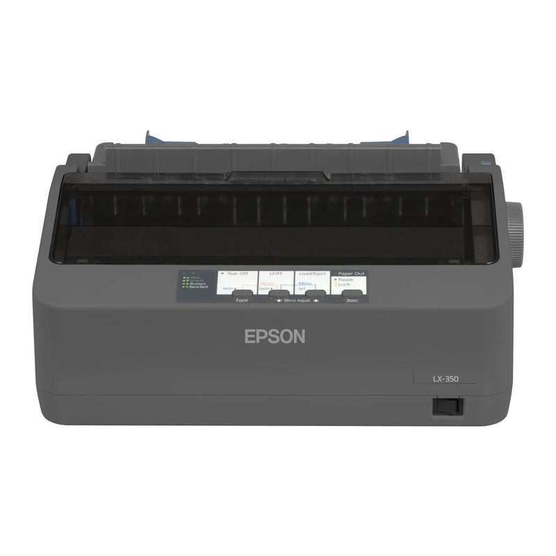 Epson LX-350; Dot Matrix Printers; Impact dot matrix; 80 columns; 9 Needles; RS-232; Bidirectional parallel; USB 2.0 Type B