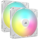 CORSAIR RS140 ARGB 140mm PWM Fans Dual Pack – White