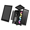 2000D Icue Airflow Tempered Glass Mid-Tower; Black; Af Slim Fans Sf Psu Only