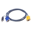 Aten 5M Usb Kvm Cable With 3-In-1 Sphd And Built-In Ps 2 To Usb Converter - Efficient Connectivity Solution