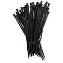 Ellies Cable Tie 2.5mm X 100mm - 50 PACK SIZE - BK