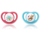 Pigeon - Minilight Pacifier (2 Pc) - L Butterfly/Raccoon