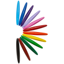 Spider-Man 12 Plastic Crayons Twin Tip Triangular - Multi