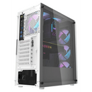 darkFlash Computer Case DK351 - White (with 4 ARGB Fans)