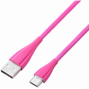 Volkano Fashion Series Micro USB Cable 1.8m - Lumo - Pink